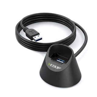 EDUP USB 2.0 Extension Cable with Base / 1m (ED-USB20DOCK-1M)