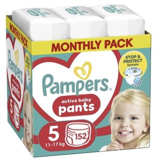 Pampers Pants Pull‑Up Diapers Size 5 (12‑17kg) 152pcs (8006540068601)