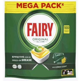 FAIRY Original Dishwashing Capsules 100 gab (8700216237383)