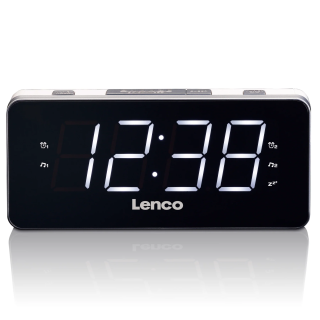 Lenco CR-18 Radio clock (CR-18WH)