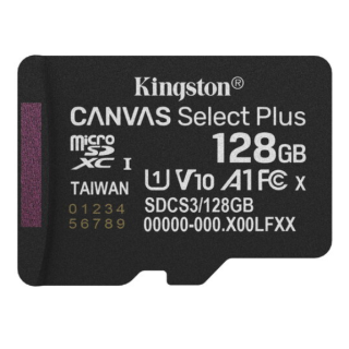 Kingston Canvas Select Plus MicroSDXC Memory card 128GB (SDCS3/128GBSP)