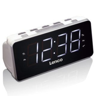 Lenco CR-18 Radio clock (CR-18WH)
