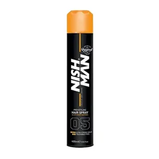 Nishman Pro-Styling Hair Spray Ultra Strong Hold 400 ml (8682035080183)