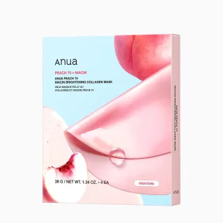 Anua Peach 70 + Niacin Brightening Collagen Mask 4 x 38 g (8809640739033)