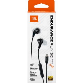 JBL Endurance Run 3 Headphones USB-C black (JBLENDURRUN3CBLKG)