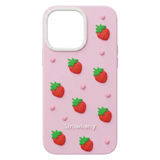 Mocco Strawberry Back Case for Apple iPhone 13 / 14 / 15 (MO-SBC-IP-13-PI)