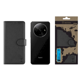Tactical Field Notes Cover for Xiaomi Redmi A3 2024 / black (TA-57983120956)