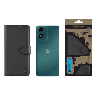 Tactical Field Notes Cover for Motorola G04 / black (TA-57983118878)