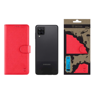 Tactical Field Notes Cover for Samsung Galaxy A12 / red (TA-57983106208)