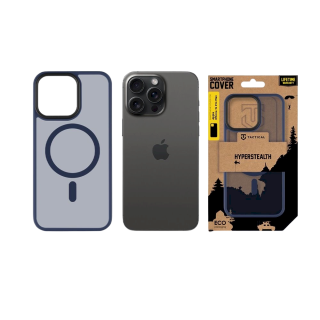 Tactical MagForce Hyperstealth Cover for iPhone 15 Pro Max / deep blue (TA-57983115965)