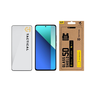 Tactical Glass Shield 5D for Xiaomi Redmi Note 13 4G/5G/14S / black (TA-57983119417)