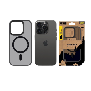 Tactical MagForce Hyperstealth Cover for iPhone 15 Pro / asphalt (TA-57983115959)