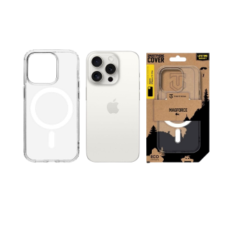 Tactical MagForce Cover for Apple iPhone 15 Pro / transparent (TA-57983115973)