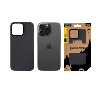 Tactical MagForce Aramid Cover for Apple iPhone 15 Pro Max / black (TA-57983115954)