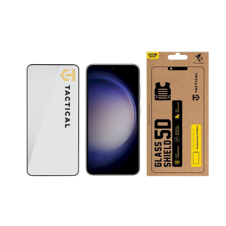 Tactical Glass Shield 5D for Samsung Galaxy S23 / black (TA-57983113665)