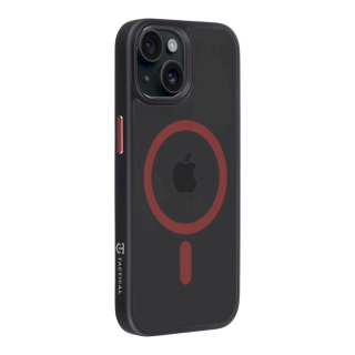 Tactical MagForce Hyperstealth 2.0 Cover for iPhone 15 / black/red (TA-57983121099)