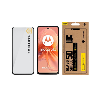 Tactical Glass Shield 5D for Motorola G04 / black (TA-57983118873)