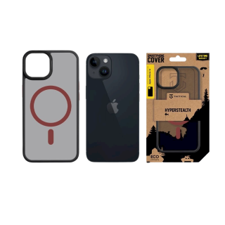 Tactical MagForce Hyperstealth 2.0 Cover for iPhone 14 / black/red (TA-57983121093)