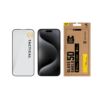 Tactical Glass Shield 5D for Apple iPhone 15 Pro / black (TA-57983115945)