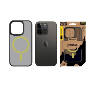 Tactical MagForce Hyperstealth 2.0 Cover for iPhone 14 Pro Max / black/yellow (TA-57983121096)