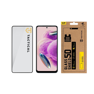 Tactical Glass Shield 5D for Xiaomi Redmi Note 12S / black (TA-57983115561)