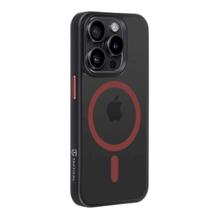 Tactical MagForce Hyperstealth 2.0 Cover for iPhone 15 Pro / black/red (TA-57983121101)