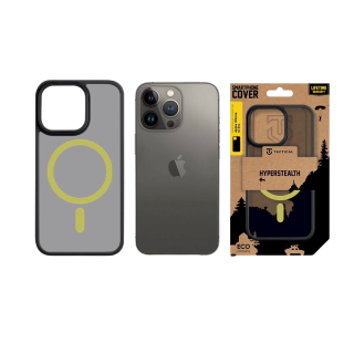 Tactical MagForce Hyperstealth 2.0 Cover for iPhone 13 Pro / black/yellow (TA-57983121086)