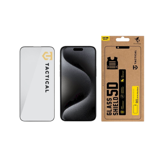 Tactical Glass Shield 5D for Apple iPhone 15 Pro Max / black (TA-57983115946)