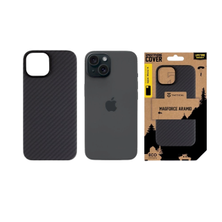 Tactical MagForce Aramid Cover for Apple iPhone 15 / black (TA-57983115951)