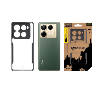 Tactical Quantum Stealth Cover for Infinix Note 40 Pro 4G / clear/black (TA-57983121467)