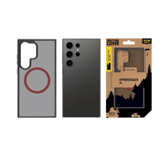 Tactical MagForce Hyperstealth 2.0 Cover for Samsung Galaxy S24 Ultra / black/red (TA-57983121107)