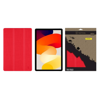 Tactical Book Tri Fold Case for Xiaomi Redmi Pad SE 11 / red (TA-57983120943)