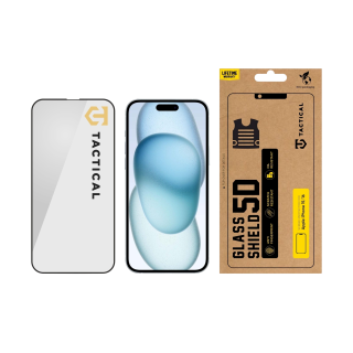 Tactical Glass Shield 5D for Apple iPhone 15/16 / black (TA-57983115913)