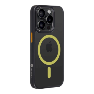 Tactical MagForce Hyperstealth 2.0 Cover for iPhone 15 Pro / black/yellow (TA-57983121100)