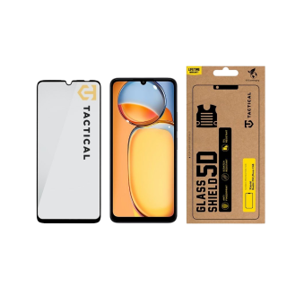 Tactical Glass Shield 5D for Xiaomi Redmi 13C 4G/5G, Poco C65 / black (TA-57983119422)