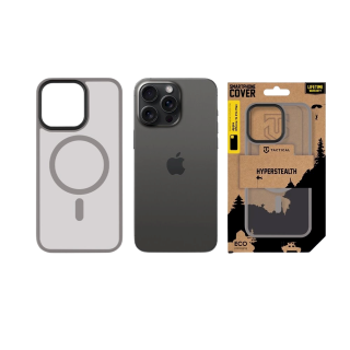 Tactical MagForce Hyperstealth Cover for iPhone 15 Pro Max / light grey (TA-57983115964)