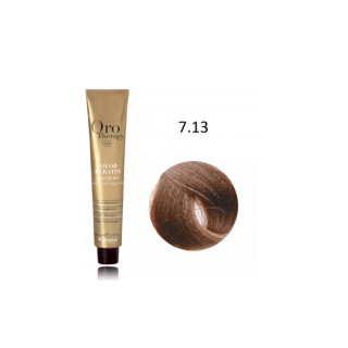 Fanola Oro Therapy Color Keratin Oro Puro Hair Dye 7.13 100 ml (8032947865024)