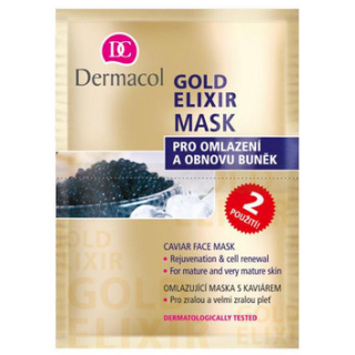 Dermacol Zen Gold Elixir Caviar Face Mask 2 x 8 ml (8595003931519)