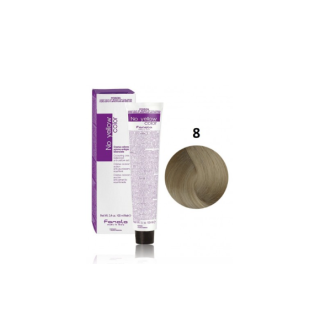 Fanola No Yellow Color Colouring Cream Hair Dye 8 Ice 100 ml (8032947866250)