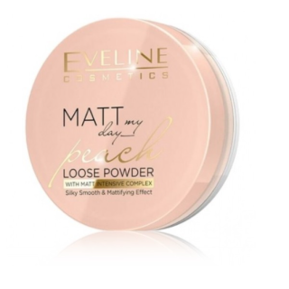 Eveline Matt My Day Peach Loose Powder 6 g (5903416017509)