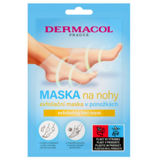 Dermacol Exfoliating Feet Mask 2 x 15 ml (8595003129046)
