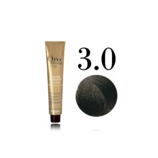 Fanola Oro Therapy Color Keratin Oro Puro Hair Dye 3.0 100 ml (8032947864256)