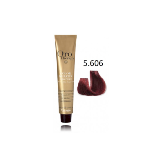 Fanola Oro Therapy Color Keratin Oro Puro Hair Dye 5.606 100 ml (8032947866021)