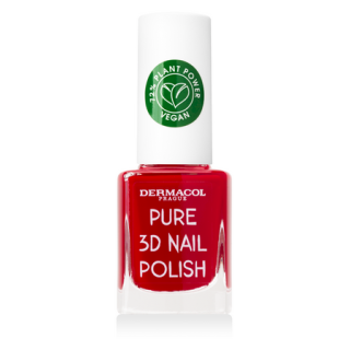 Dermacol Pure 3D 04 Poppy Red Nail Polish 11 ml (85975514)