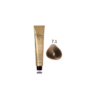 Fanola Oro Therapy Color Keratin Oro Puro Hair Dye 7.1 100 ml (8032947864386)