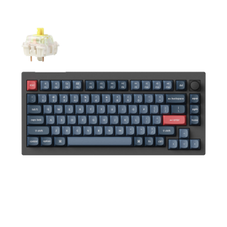 Keychron Keyboard V1 Max 75% Mechanical Keyboard / Banana Switch (V1M-D4)
