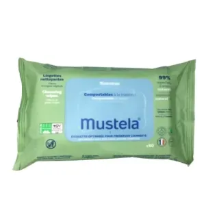 Mustela Bébé Cleansing Wipes 60pc (3504105038700)