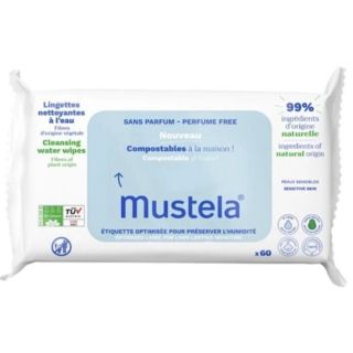 Mustela Compostable Cleansing Wipes (3504105041595)