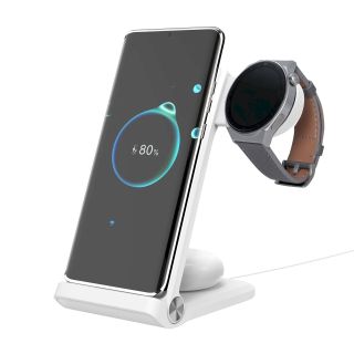 Nillkin PowerTrio 3in1 Wireless Charger for Samsung Watch / white (57983110661)