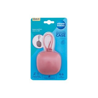 Canpol babies Silicone Soother Case Soother case 1pc / Pink (5901691879348)